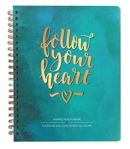 2018 Inspired Year Planner - Follow Your Heart