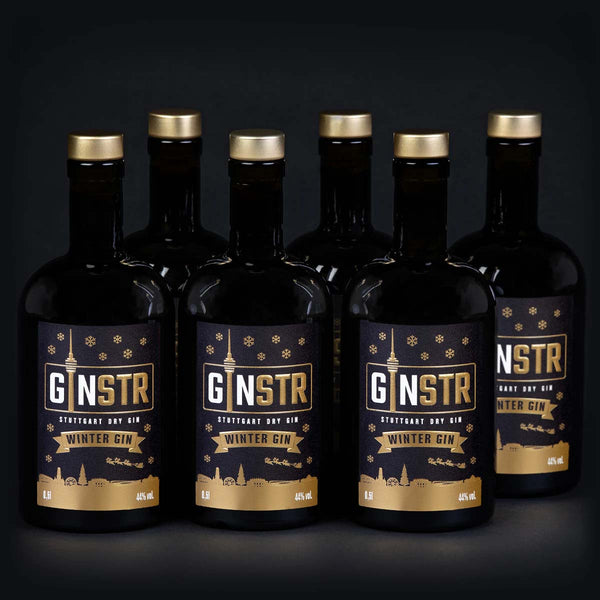 - GIN DRY – DRY GINSTR (6 STUTTGART GINSTR Six 0.5l) – bottles STUTTGART x GIN of