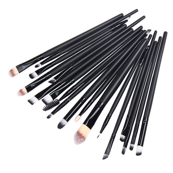 18 pcs Makeup Brushes Professional Cosmetic Makeup Goat Hair Brush Eyeshadow Powder Foundation Make 