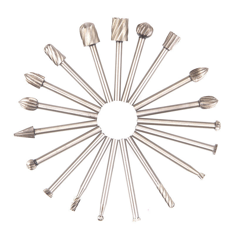 20Pcs Carbide Cutter Rotary Burr Set Engraving Bit Rotary File Bur Burr Grinding Shank 3mm For Dremel Rotary Tools 85632