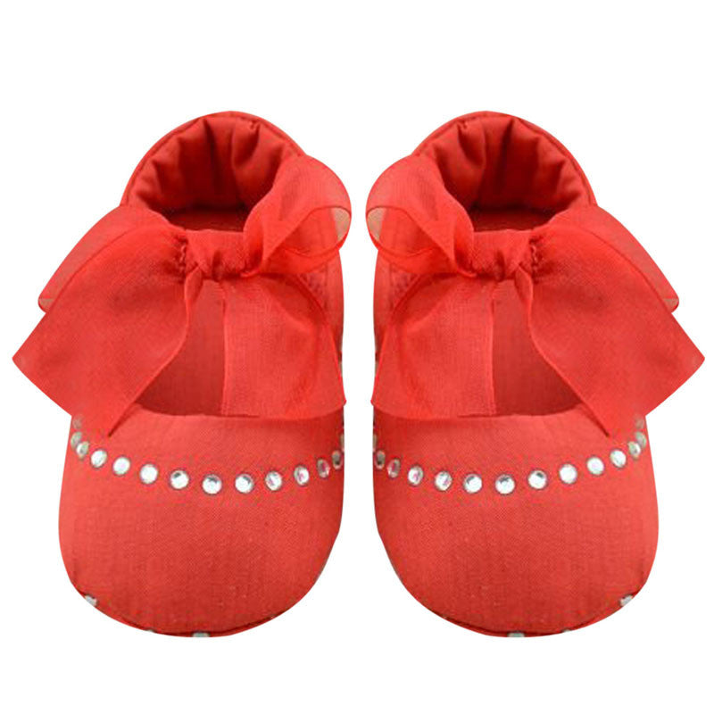 Baby Girl Princess Prewalker Shoes St Sole Shoes Infant Rhinestone Crib Shoes First Walkers Girl Tod