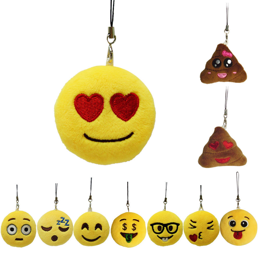 Emoji Smiley Emoticon Despise Key Chain Toy Gift Pendant Bag Accessory key holder Cool Gift For Men 