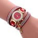 Simple Life Diamonds Padlocks Bracelet Lady Womans Wrist Watch R