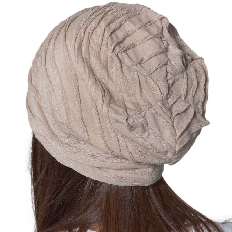 Hip Hop Fold Cap Slouch Wrinkled Beanie Cap Dance Hat