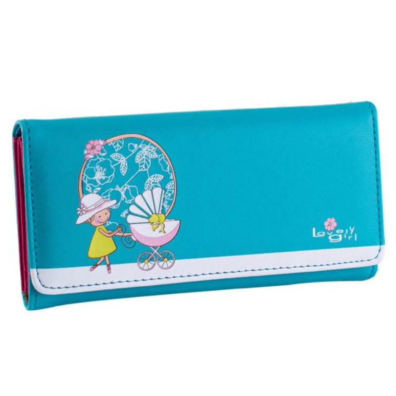 Sweet Lady Student Wallet