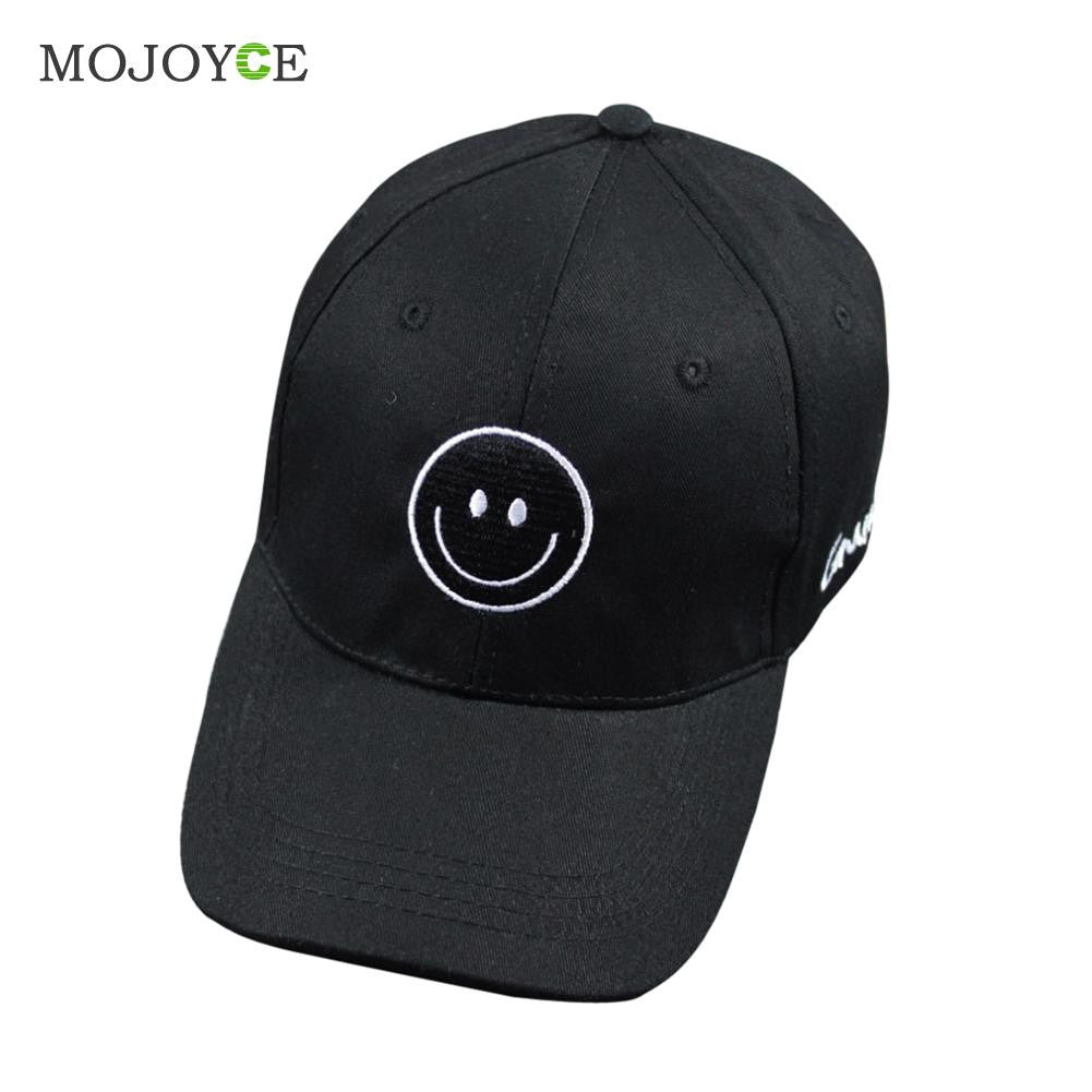 Fashion Unisex Baseball Caps Smiling Face Stitchwork Men Women Peaked HipHop Cap Peaked Adjustable S