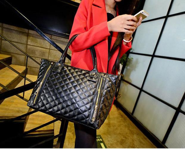 Forward . Women PU Leather Clutch Messenger Bag Tote Shoulder Bag Lace Hbag