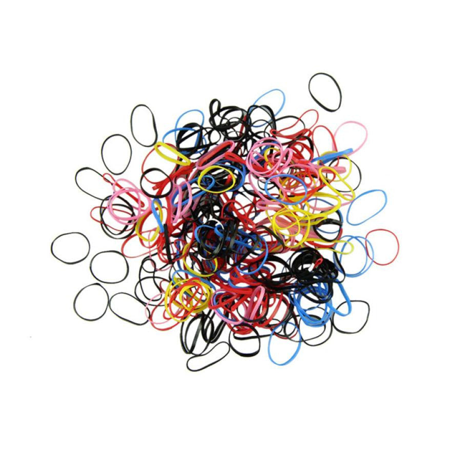 200-300pc Rubber Hairband Rope Ponytail Holder Elastic Hair Band Ties Braids Fast Shipping & s