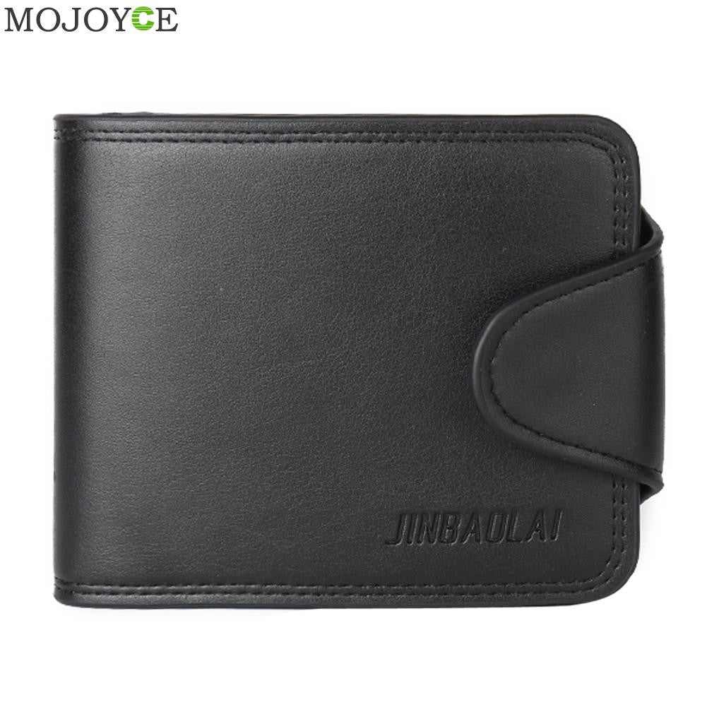 Men's Genuine Leather Cowhide Bifold Wallet ID Credit Card Holder Men Purses Male Credit Cards C