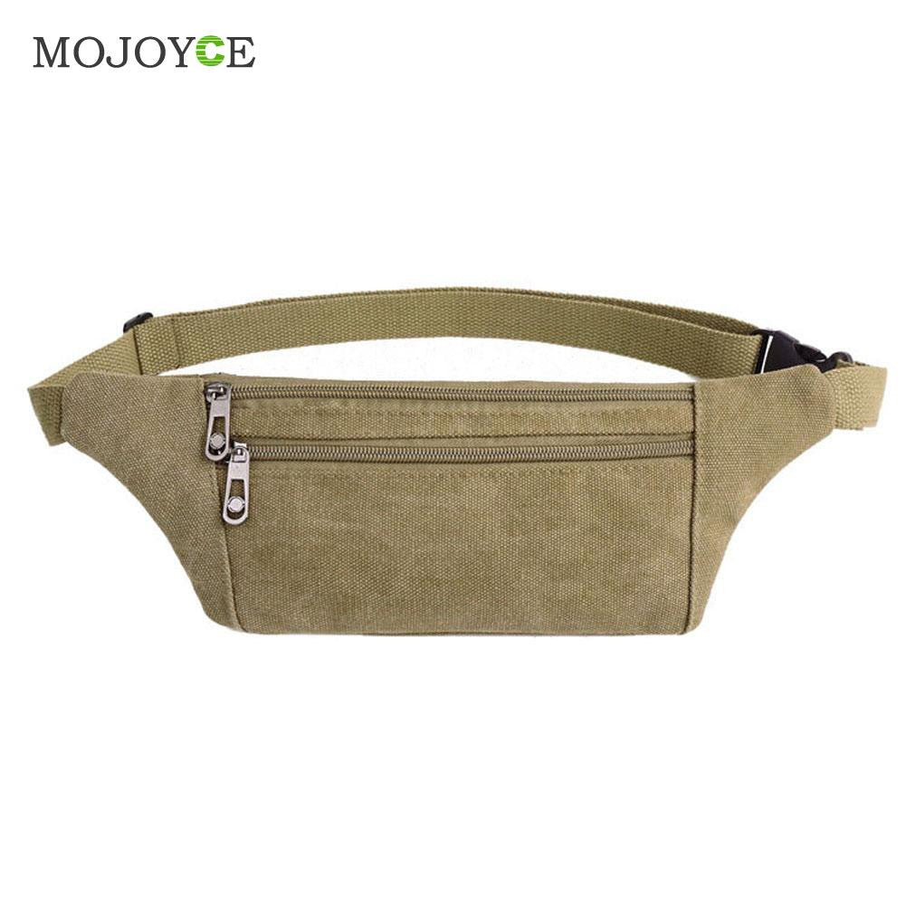 New Fasion Men Canvas Bag New Cellphone Waist Bag Chest Pack Messenger Belt Bag bolsa feminina bolso