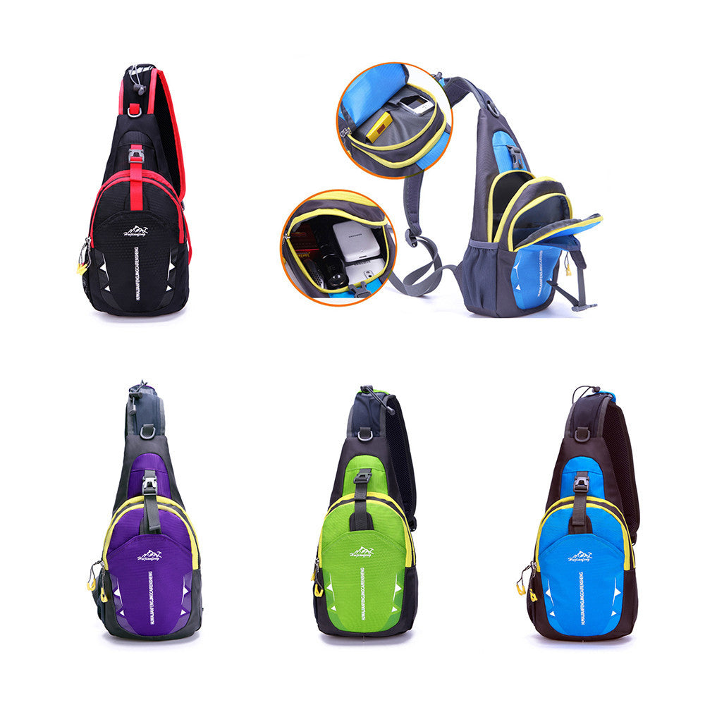 Men Women Chest Bag Hbag Waterproof Nylon Cross Body Shoulder Belt Chest Bag