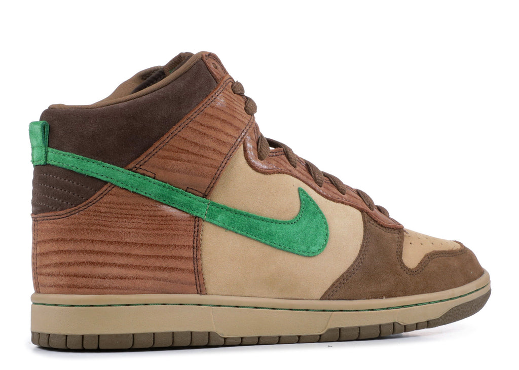 nike dunk wood grain