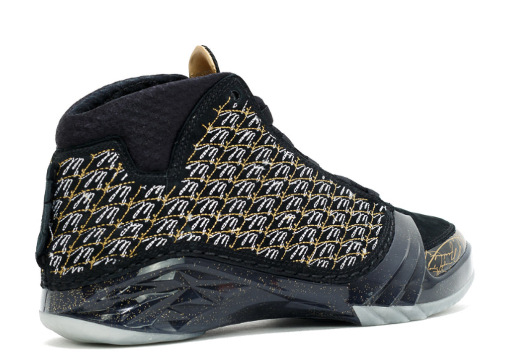 jordan 23 black and gold