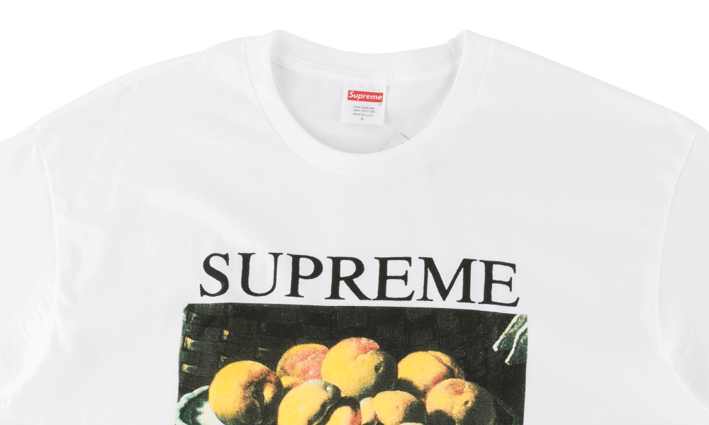 supreme still life tee white