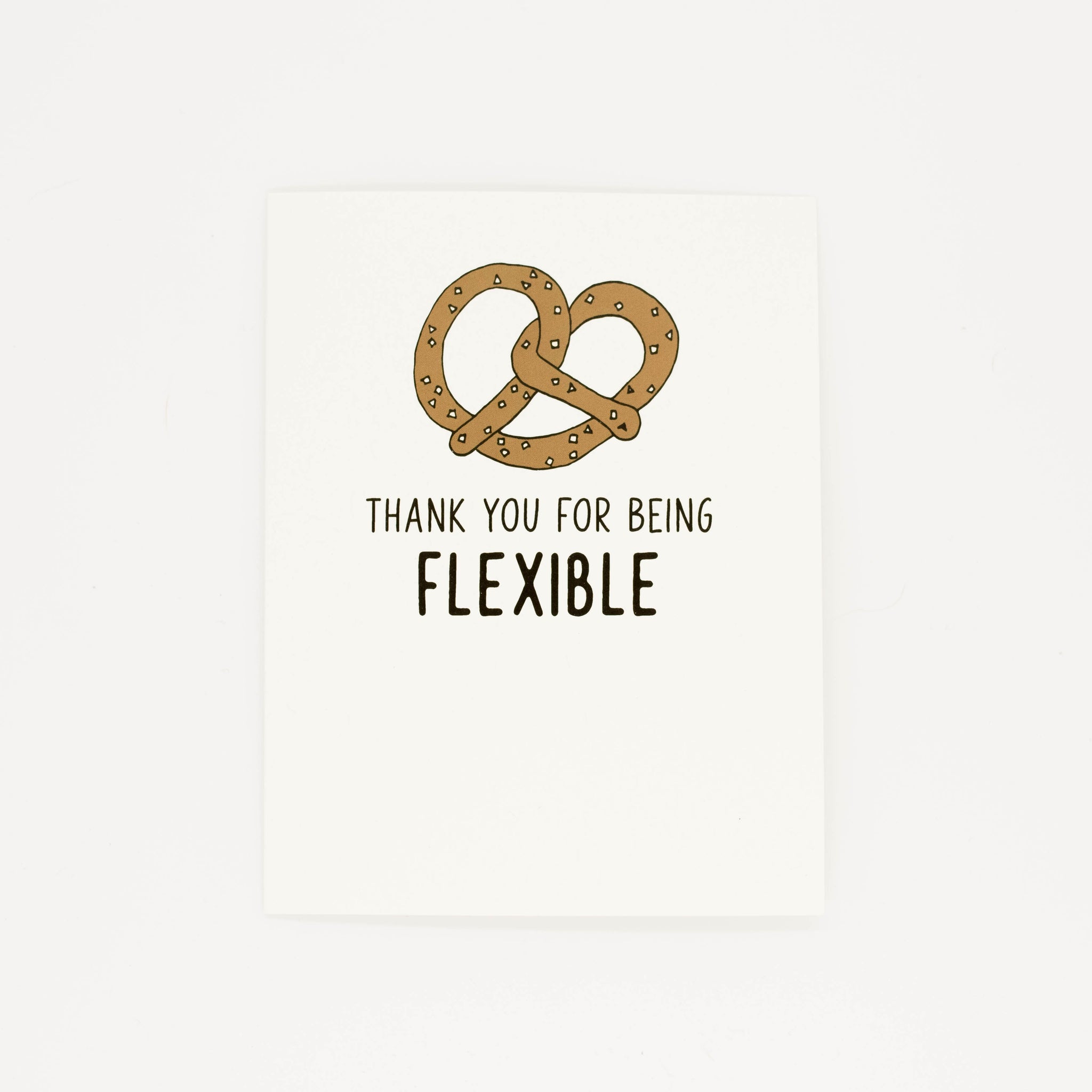 Being Flexible - Thank You Greeting Card – Grateful Paperie