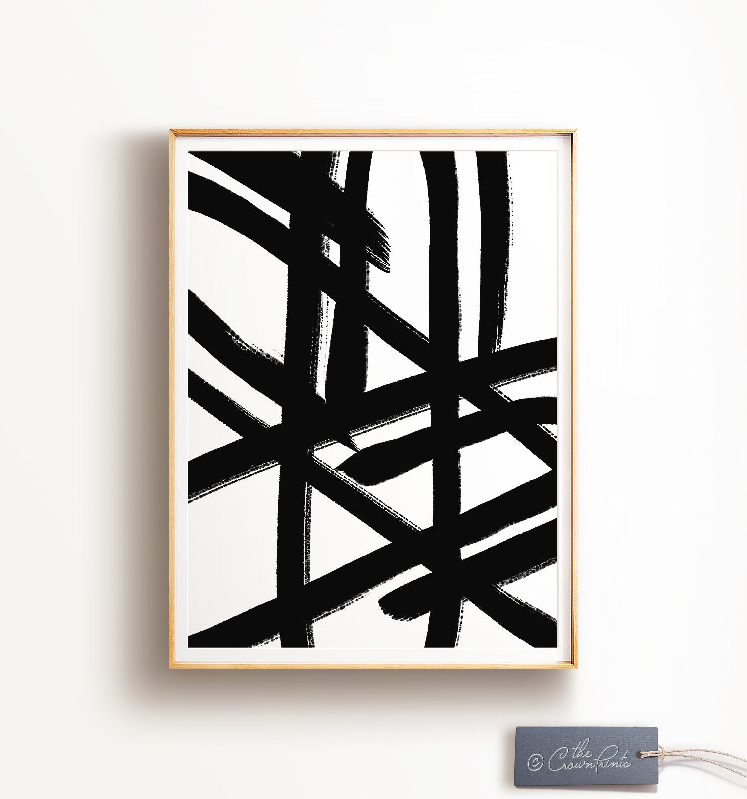 Abstract Paperclips Print