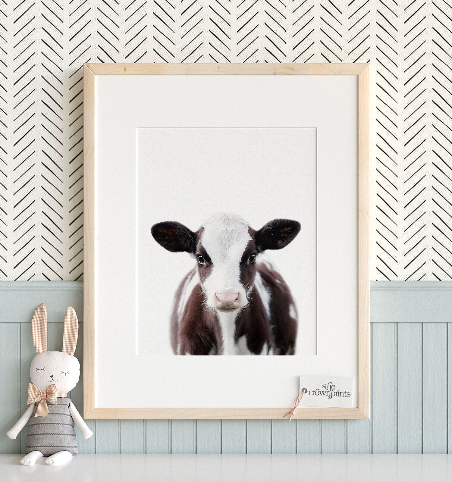Baby Cow Print