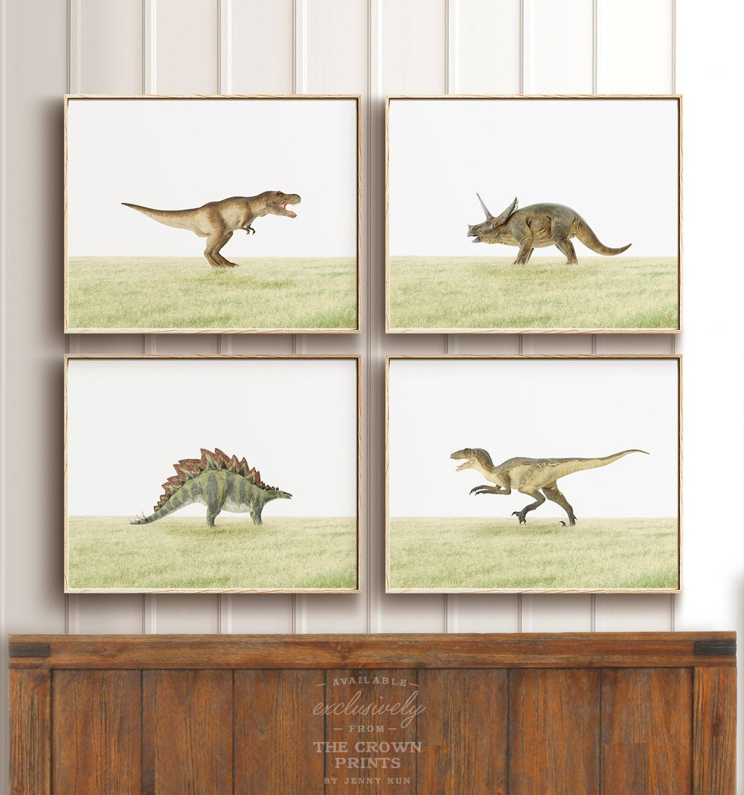 Deinonychus Dinosaur - The Crown Prints