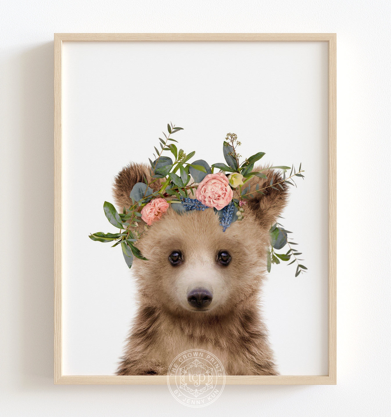 bear with flower crown