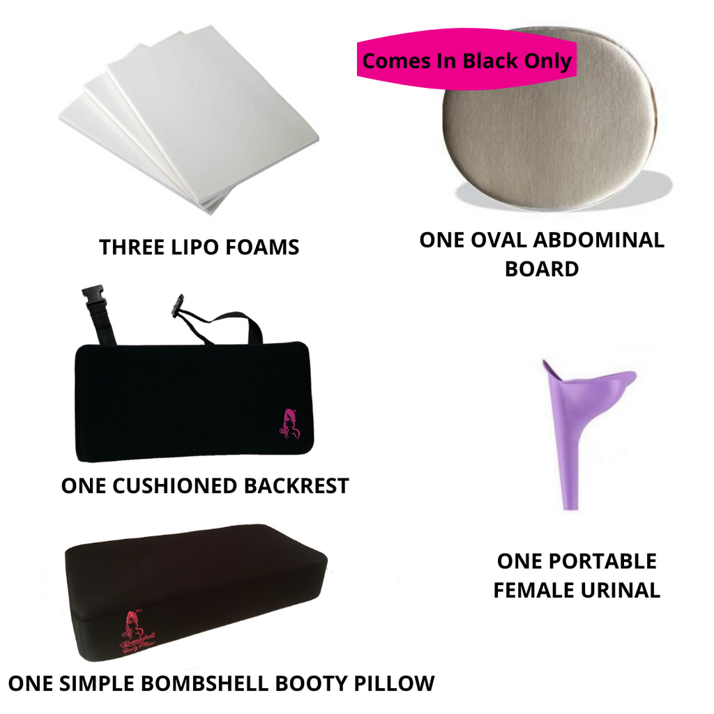 Butt Lift Post Op Essentials Kit - With The Simple (BBL) Sitting Pillo -  Bombshell Booty Pillow