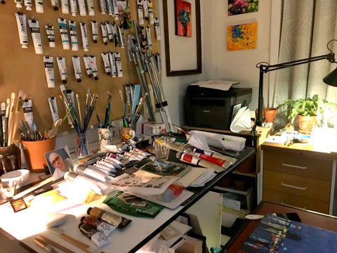 The Halifax studio of artist Mark Grantham