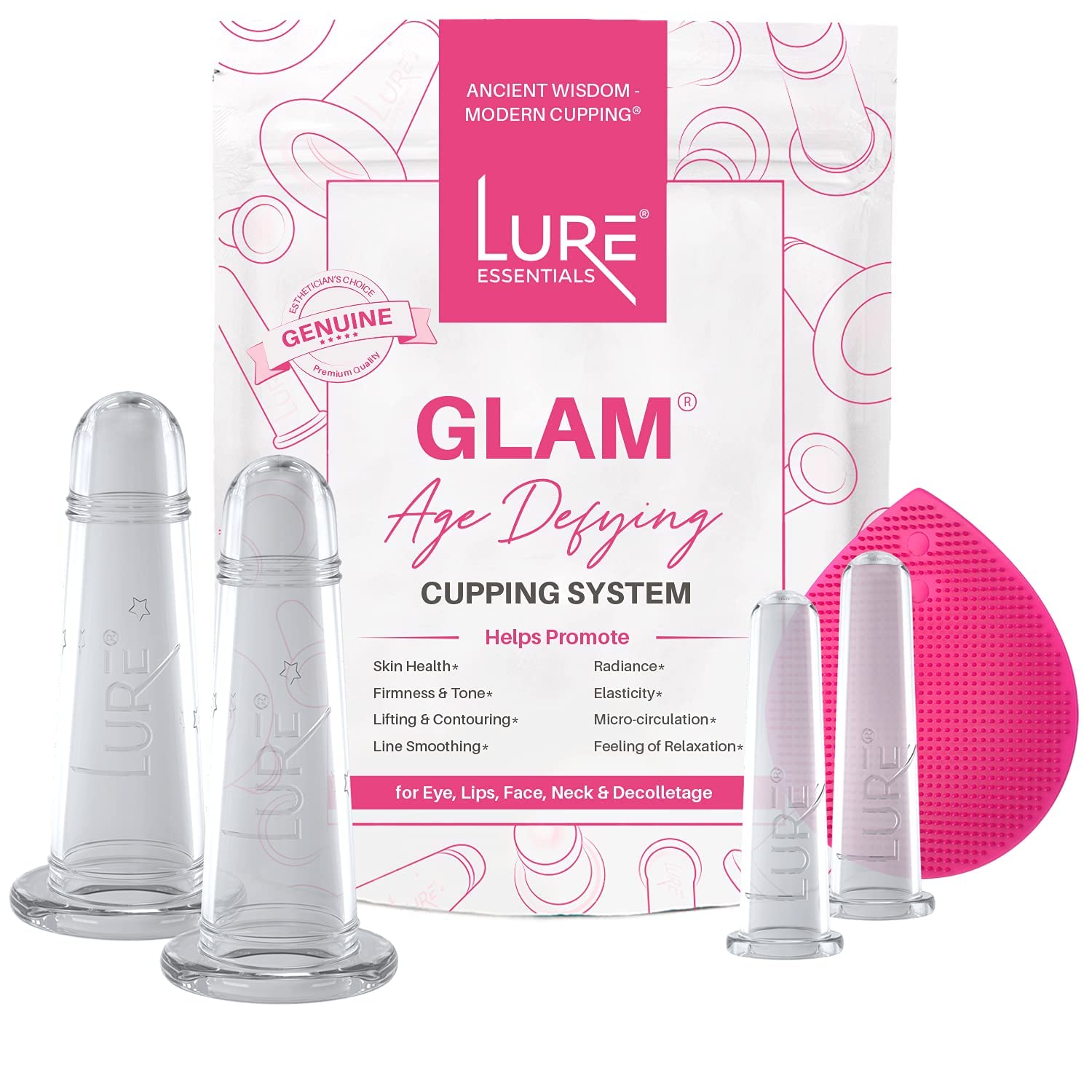 Image of GLAM Facial Cupping Set, Face Eyes Lips