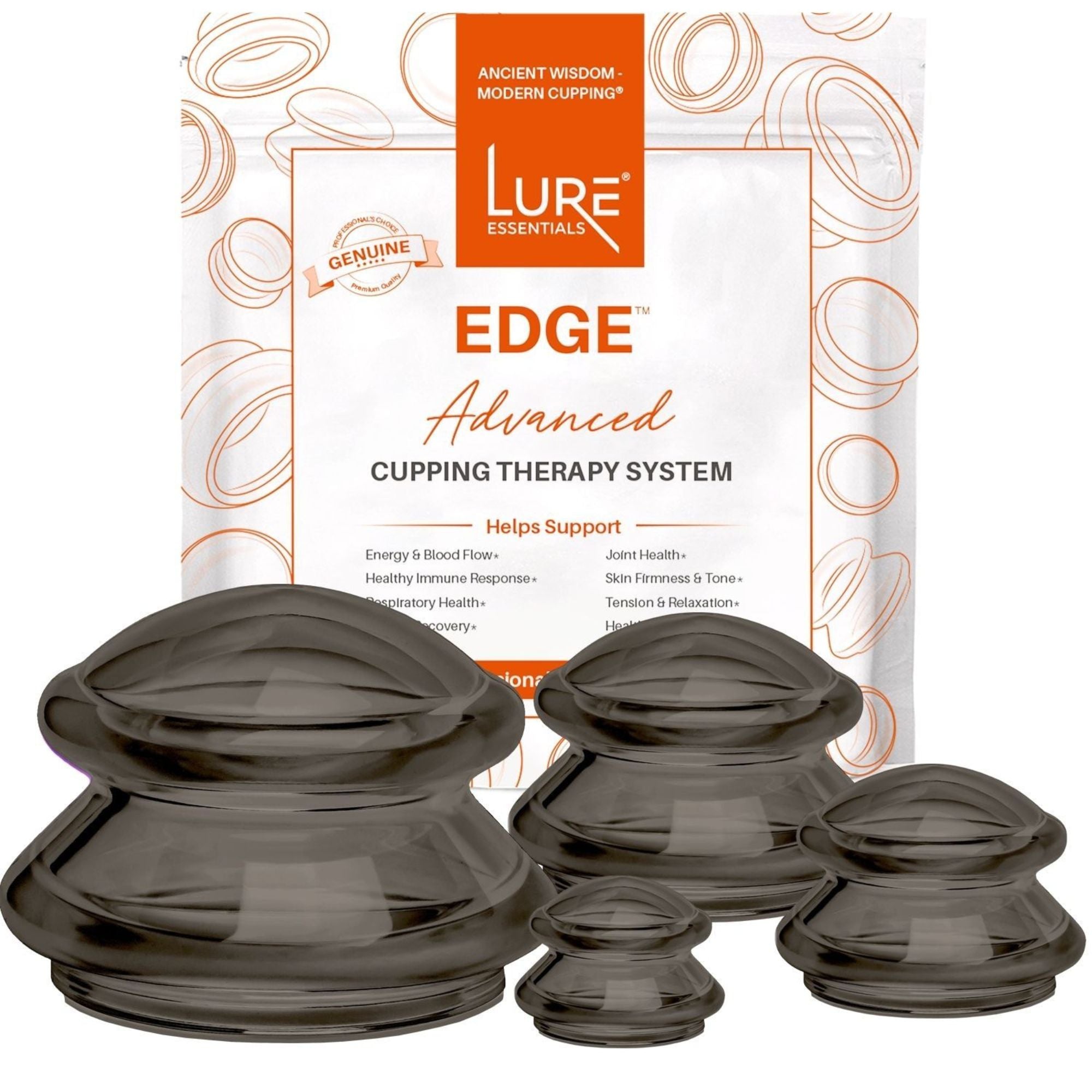 Image of EDGE™ Cupping Set Onyx, 4 Cups