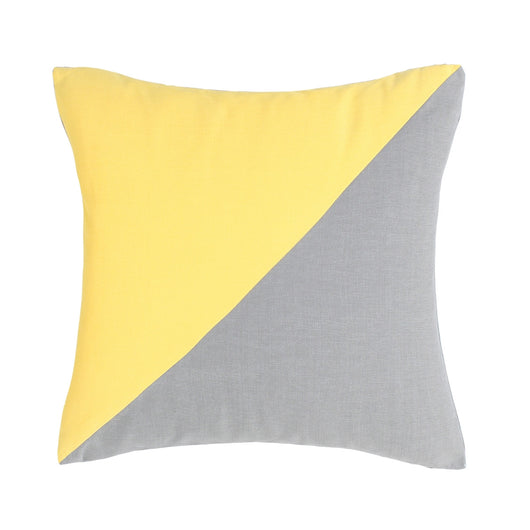 yellow and gray pillows