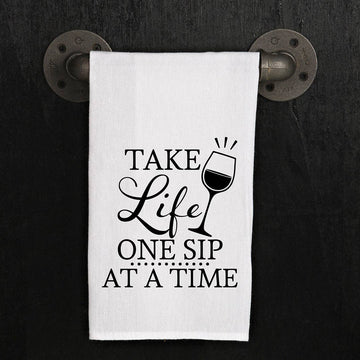 Take Life Kitchen Towel