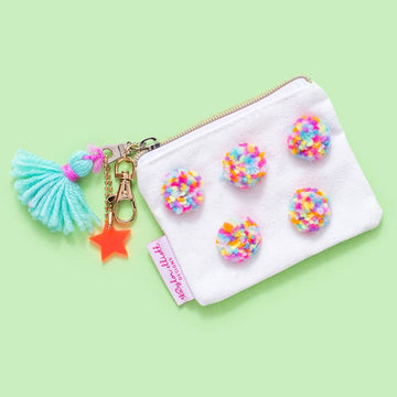 PomPom Mini Keychain Pouch