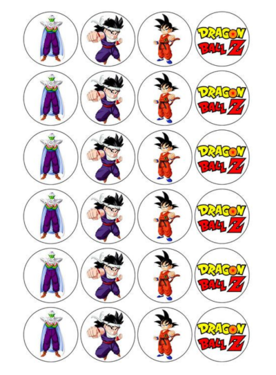 Dragonball Z Edible Cupcake Toppers - VIParty