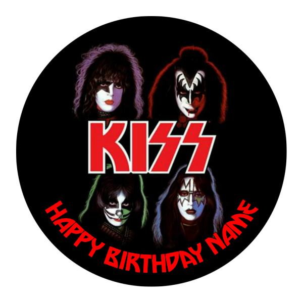 KISS Edible Cake Topper – VIParty