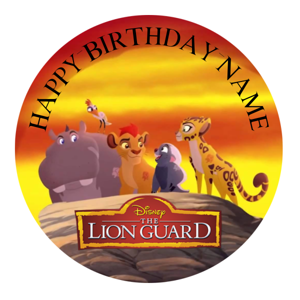 The Lion Guard Edible Cake Topper – VIParty