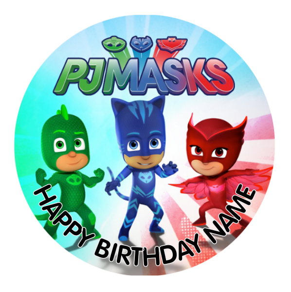 PJ Masks Edible Cake Topper – VIParty