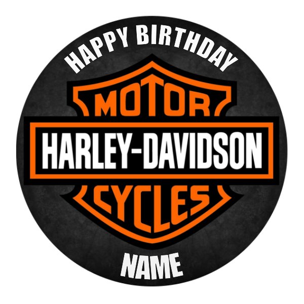 Harley Davidson Edible Cake Topper – VIParty