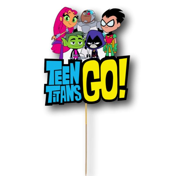 Teen Titans Card Cake Topper – VIParty