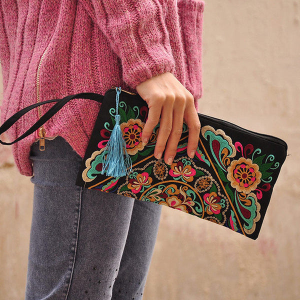 Embroidered Pouch (3 Styles) - KismetCollections