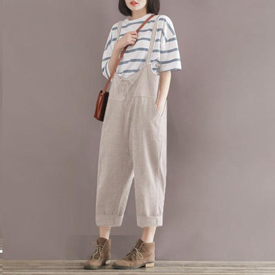 Casual Low Rise Overalls (2 Colors) - KismetCollections