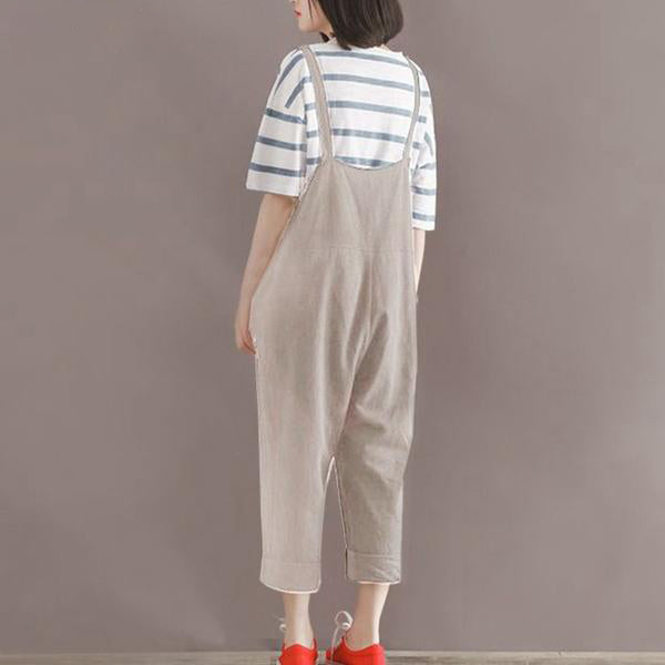 Casual Low Rise Overalls (2 Colors) - KismetCollections