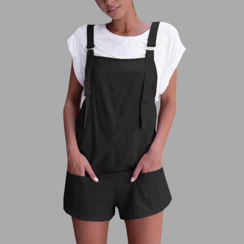 cotton overall shorts