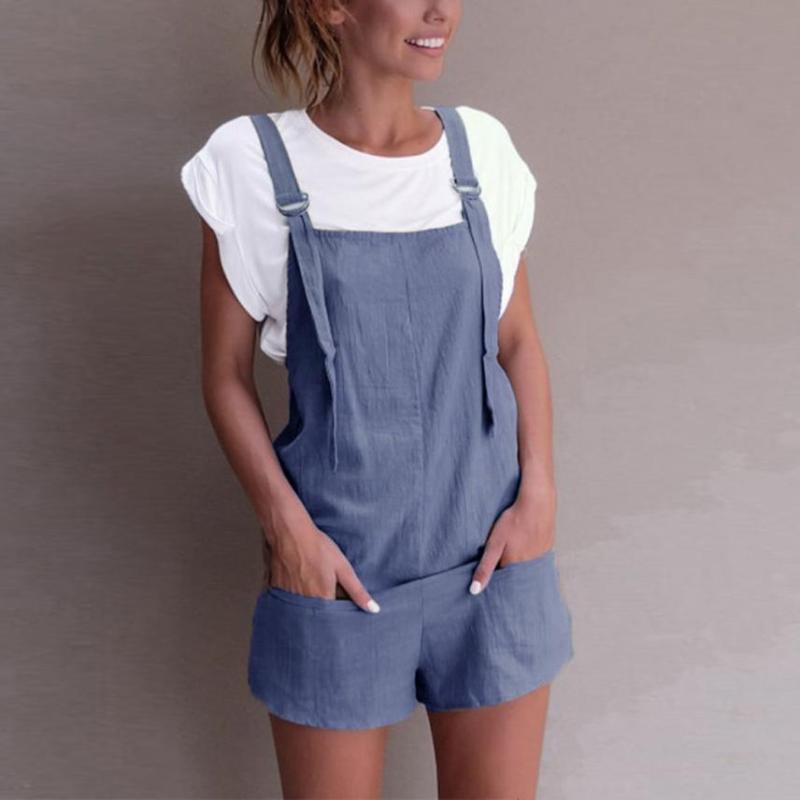 cotton overall shorts