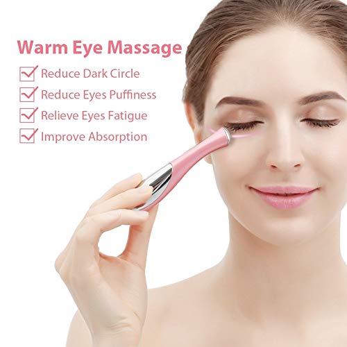 CHENXIU Eye Massager Wand Electric 42 Heated Sonic Under Eye Wrinkle Massager Ionic Infusion - Eliminate eye fatigue
