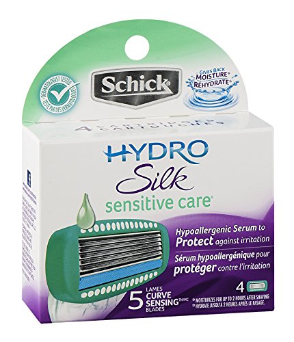 Schick Hydro Silk Sensitive Care Curve Sensing Blades ...