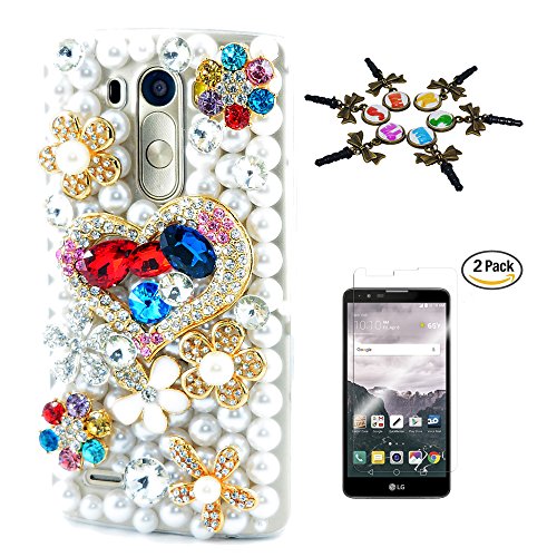 Stenes Lg Stylo 3 Case 3d Handmade Luxurious Crystal Sparkle Rhinest Ninthavenue India