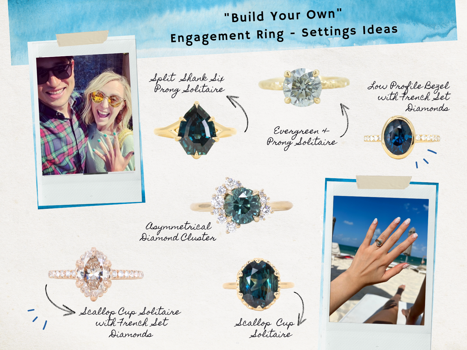 build your own engagement ring setting guide