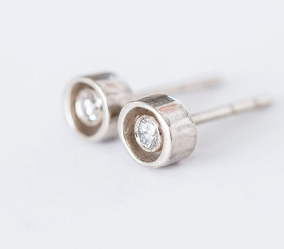 Sustainable Diamond Earrings Anueva Jewelry