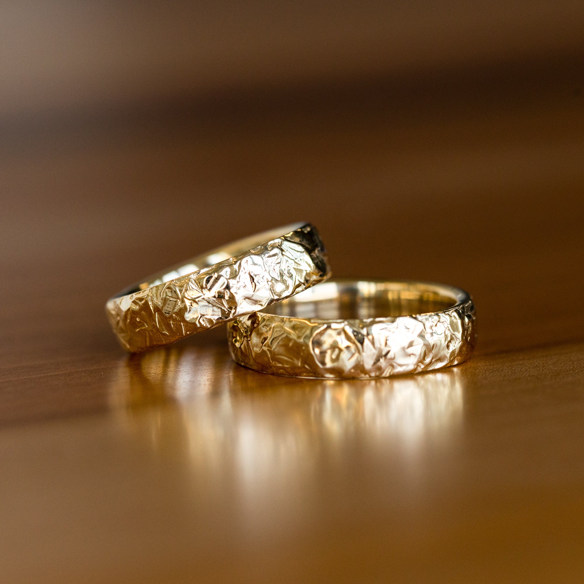 gold wedding bands