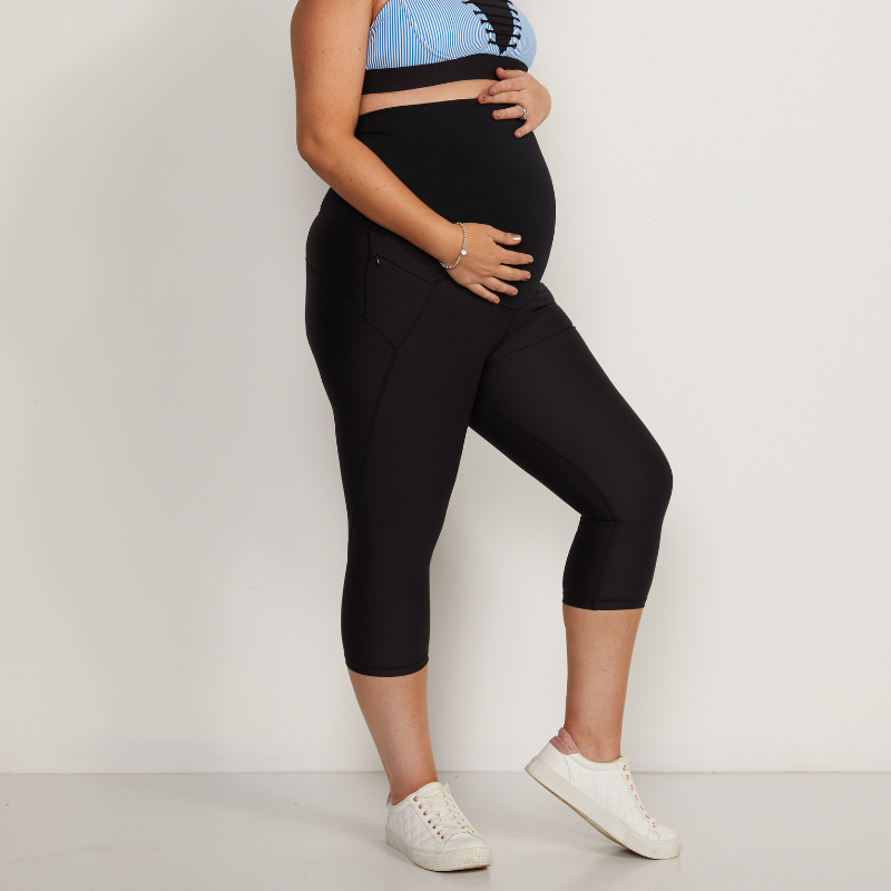 LMMYUN Women's Gradient Maternity Workout Leggings Over The Belly Pregnancy  Yoga Pants Activewear Jogger Soft Work Pants Black at  Women's  Clothing store