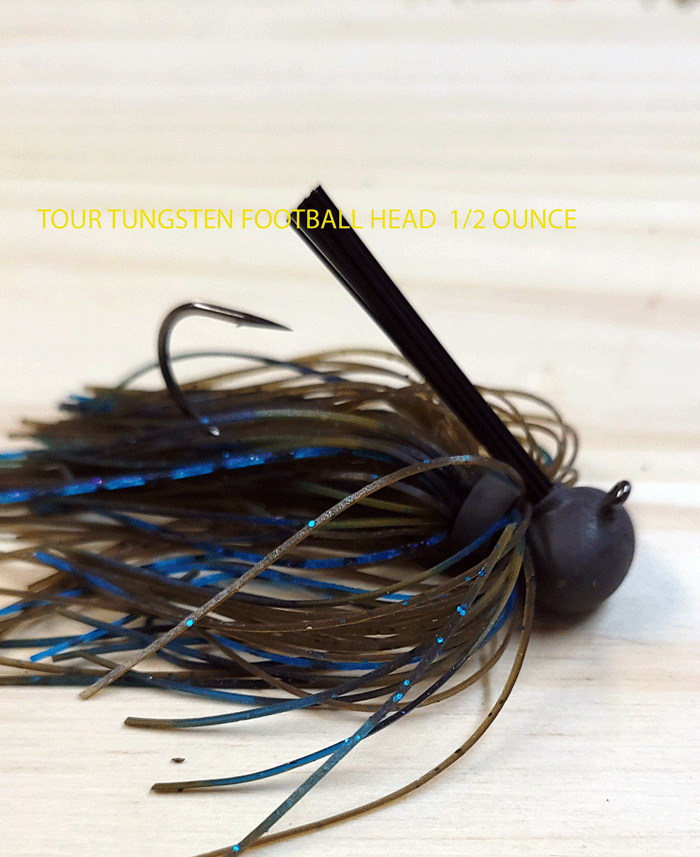 PURE POISON JIG COMPANY TOUR TUNGSTEN PEANUT HEAD JIG POCKET JIG