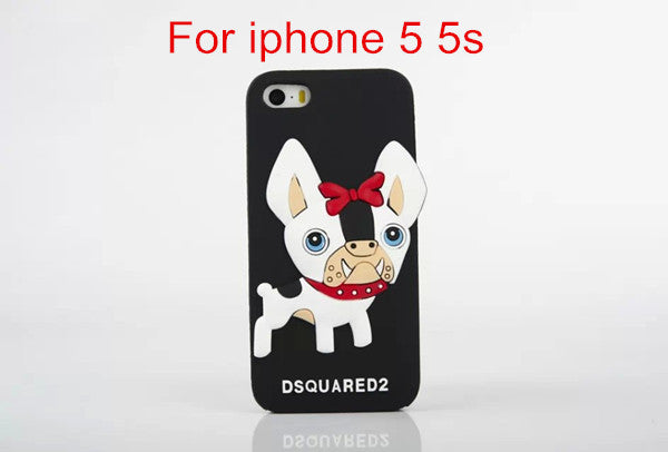 luisteraar zweep Motiveren Cartoon Dog Dsquared Silicone Rubber Cover Case – Sweet Couple